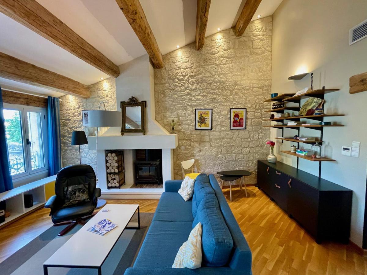 Appartement L'Atypique - T3 Grande Terrasse, Bbq Vue Et Cheminee à Avignon Extérieur photo